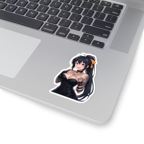 0489 Gothic Style Akeno Himejima Tattoed Waifu Sticker - Image 2