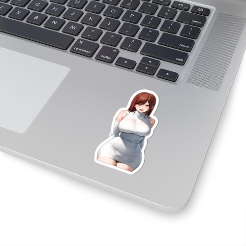 0471 Ezra Scarlet Charming White Dress Anime Vinyl Sticker - Image 2