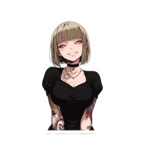 0462 Sexy Style Himiko Toga Skull Tattooed Sticker - Image 7