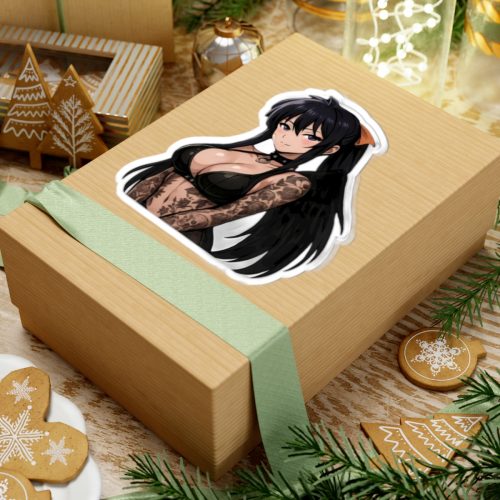 0505 Akeno Himejima Transparent Outdoor Stickers Square 1pc - Image 9