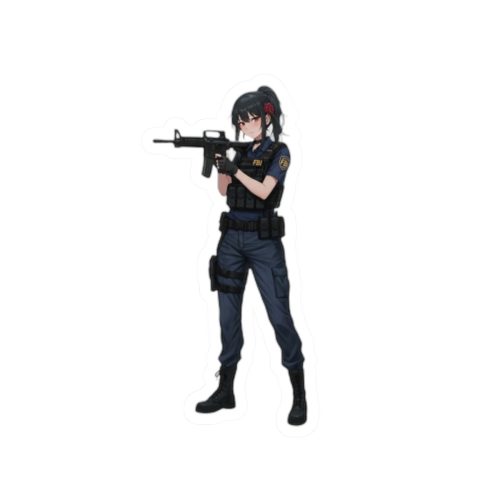 0076 Yor Forger Police Tactical Waifu Sticker - Image 7