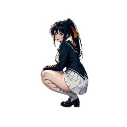 0419 Akeno With Student Uniform Sticker - Image 1