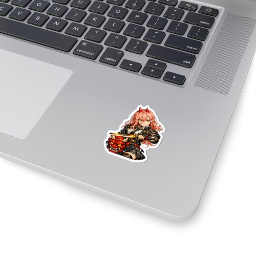 0122 Demon Girl Power Katana Warrior Sticker - Image 11
