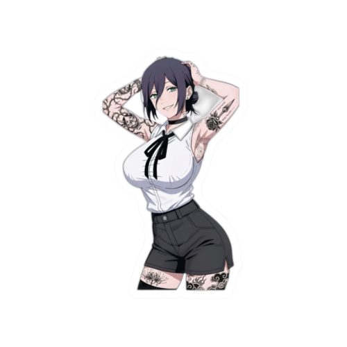 0021 Reze Tattoo Dance Waifu Sticker - Image 7