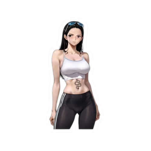 0472 Nico Robin Sporty Snake Tattoo Anime Vinyl Sticker - Image 7