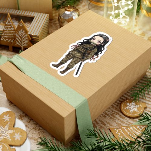 0121 Nezuko Cute Tactical Sticker - Image 9