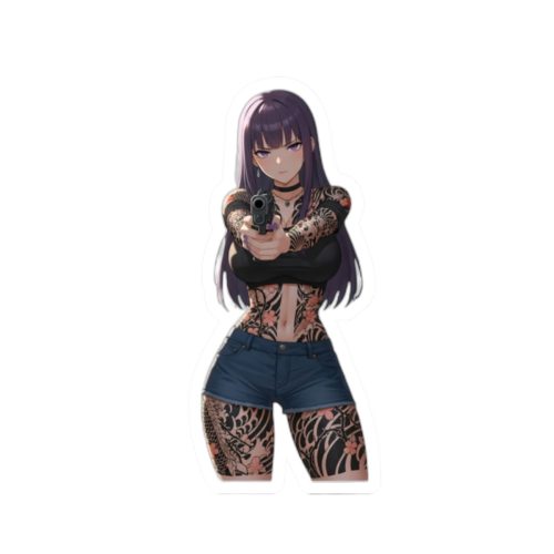 0080 Fern Tactical Waifu Sticker - Image 7