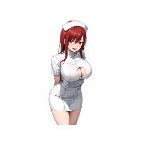 0470 Ezra Scarlet Nurse Uniform Anime Vinyl Sticker - Image 4