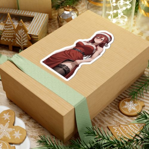 0469 Ezra Scarlet Christmas Themed Angry Anime Sticker - Image 9