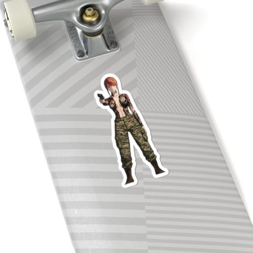 0098 Makima Tattoo Tactical Waifu Sticker - Image 8