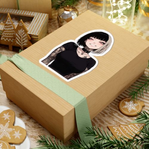 0463 Himiko Toga Gothic Tattooed Style Sticker - Image 9