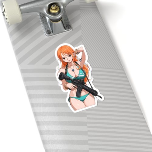 0097 Nami Bikini Tactical Waifu Sticker - Image 8