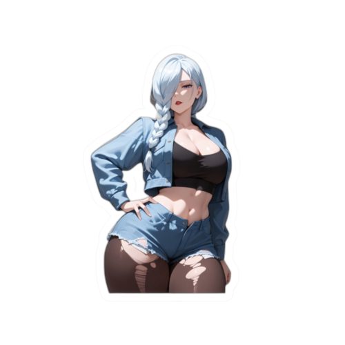 0167 Mei Mei Waifu Sticker - Image 4