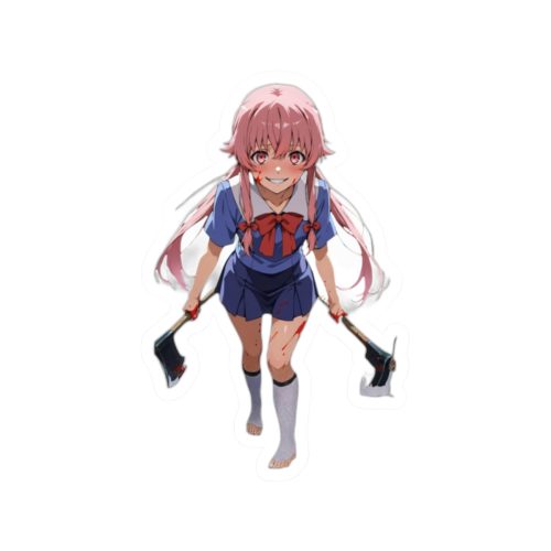 0141 Yuno Gasai Waifu Sticker - Image 4