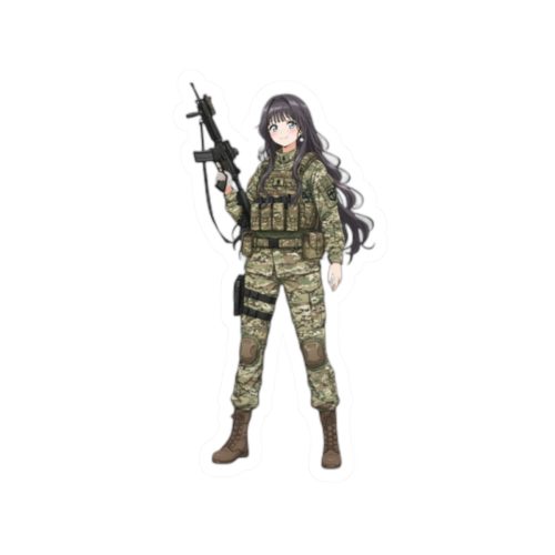 0079 Kaoruko Waguri Tactical Waifu Sticker - Image 10