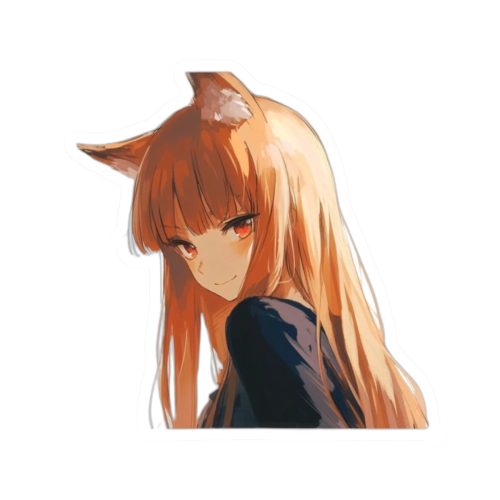 0394 Holo Waifu Sticker - Image 4