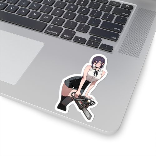 0019 Reze Holding A Chainsaw Waifu Sticker - Image 5