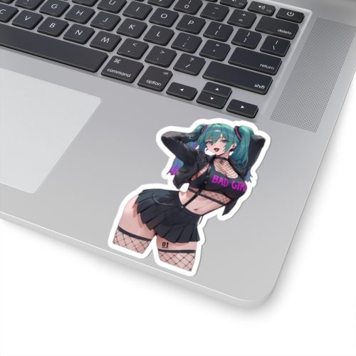 0487 Hatsune Miku Baddie Vinyl Sticker - Image 5