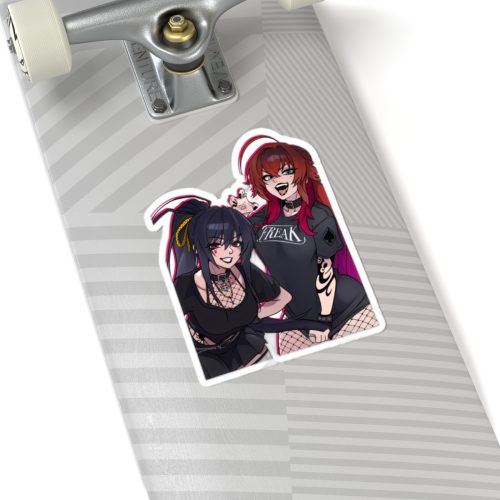 0294 Goth Rias x Akeno Sticker - Image 8