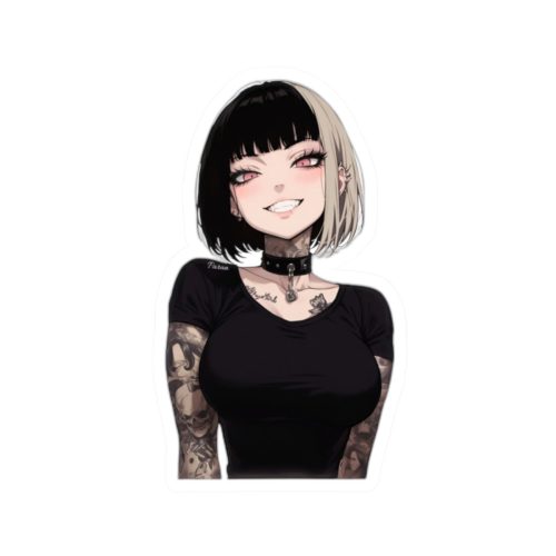 0463 Himiko Toga Gothic Tattooed Style Sticker - Image 4