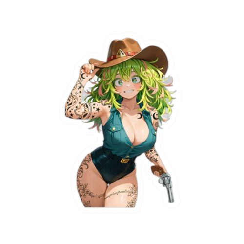 0074 Toru Hagakure Cowboy Tactical Waifu Sticker - Image 10