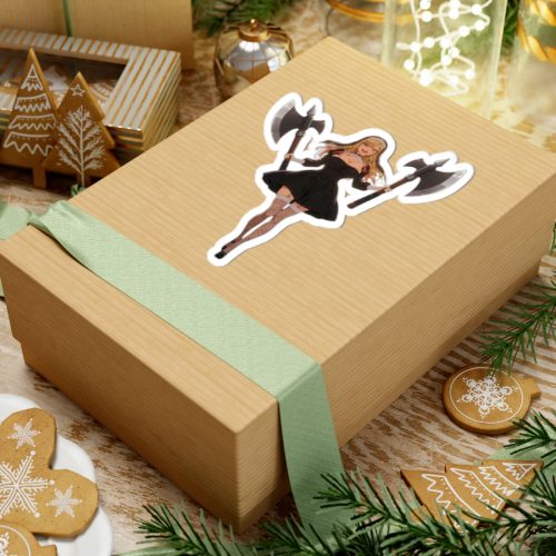 0067 Kitagawa Marin Two Ax Tactical Waifu Sticker - Image 9