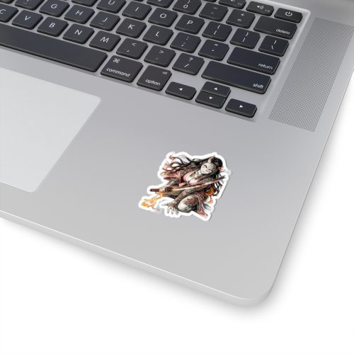 0096 Nezuko Fire Tattoo Tactical Waifu Sticker - Image 11