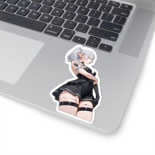 0460 Sexy Frieren Tattooed Black Outfit Sticker - Image 5