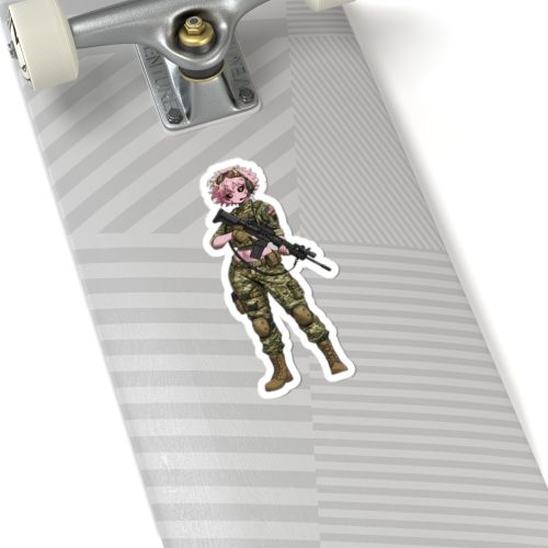 0082 Mina Ashido Tactical Waifu Sticker - Image 8