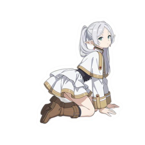 0375 Kneeling Frieren Sticker - Image 1