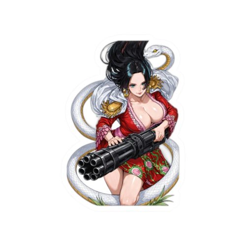 0054 Boa Hancock Six Gun Barrels Tactical Waifu Sticker - Image 4