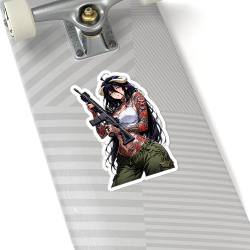 0046 Albedo Overlord Tattoo Street Style Waifu Sticker - Image 8