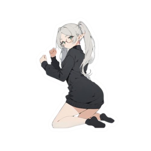 0005 Sexy kneeling Frieren Sticker - Image 10