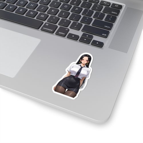 0473 Nico Robin Office Lady Blushing Anime Sticker - Image 2