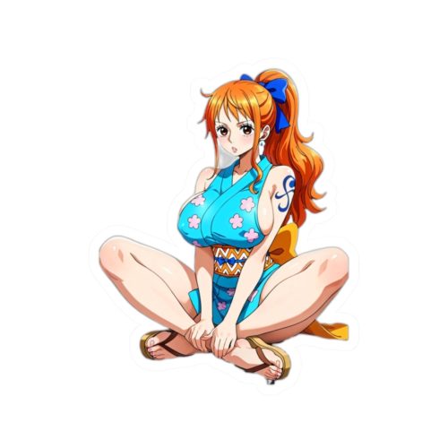 0148 Nami Waifu Sticker - Image 4
