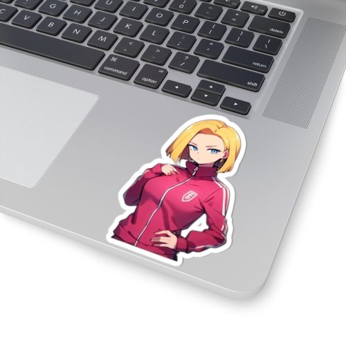 0356 Strong Sport Android 18 Sticker - Image 5