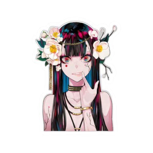 0482 Vampire Girl Dark Fantasy Sticker - Image 10