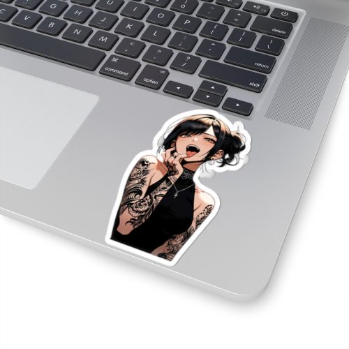 0012 Gothic Himiko Toga Tattooed Ahegao Sticker - Image 5