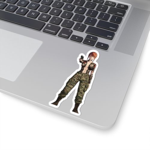 0098 Makima Tattoo Tactical Waifu Sticker - Image 5