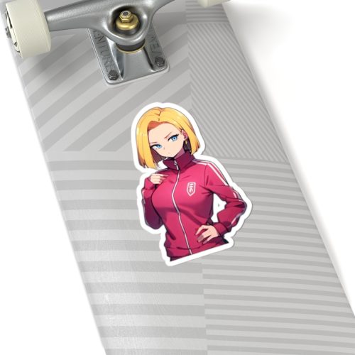 0356 Strong Sport Android 18 Sticker - Image 8