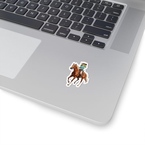 0075 Toru Hagakure Cowboy Horseback Riding Tactical Waifu Sticker - Image 11