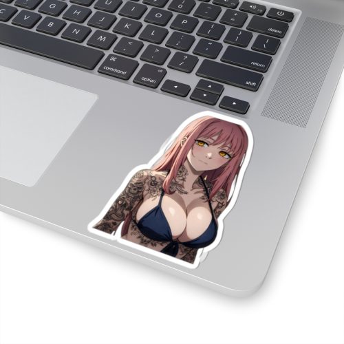 0029 Makima Tattoo Bikini Waifu Sticker - Image 5
