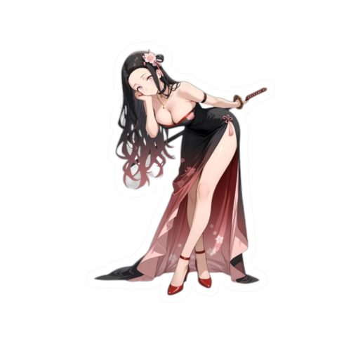 0172 Nezuko Elegant Seduction Style Waifu Sticker - Image 4