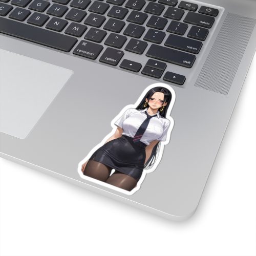 0473 Nico Robin Office Lady Blushing Anime Sticker - Image 5
