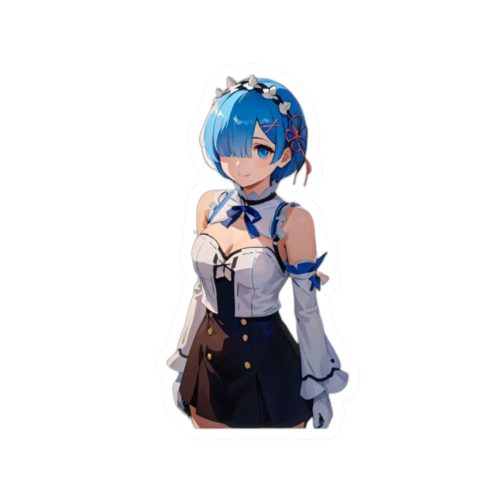 0454 Rem Maid Elegant Sticker - Image 4