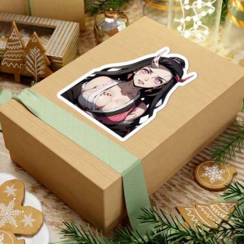 0168 Nezuko Devil Waifu Sticker - Image 9