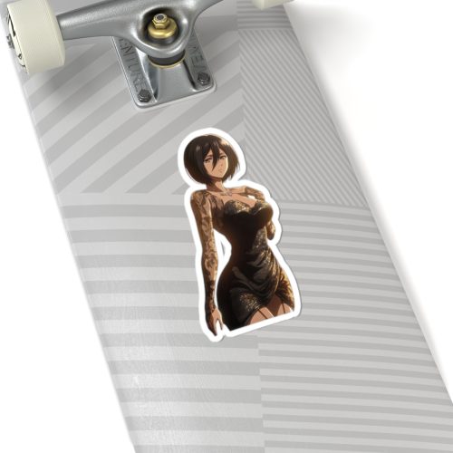 0361 Provocative Dress Mikasa Ackerman Sticker - Image 8