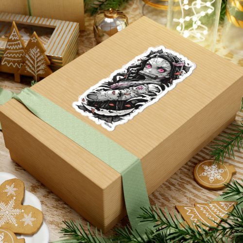 0135 Nezuko Angry Waifu Sticker - Image 9