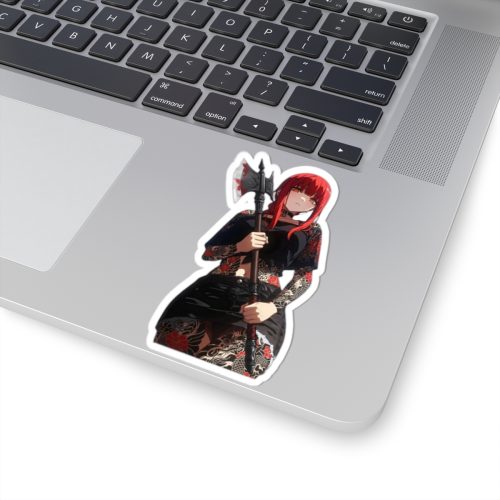 0078 Makima Holding An Axe Tactical Waifu Sticker - Image 5