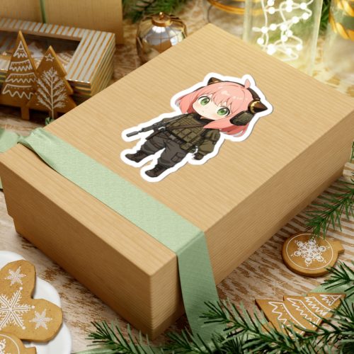 0125 Anya Forger Cute Chibi Tactical Sticker - Image 9